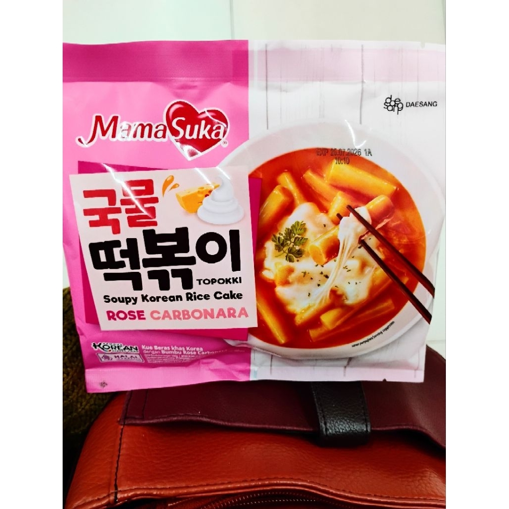 

Mama Suka Toppoki Rose Carbonara 105Gr