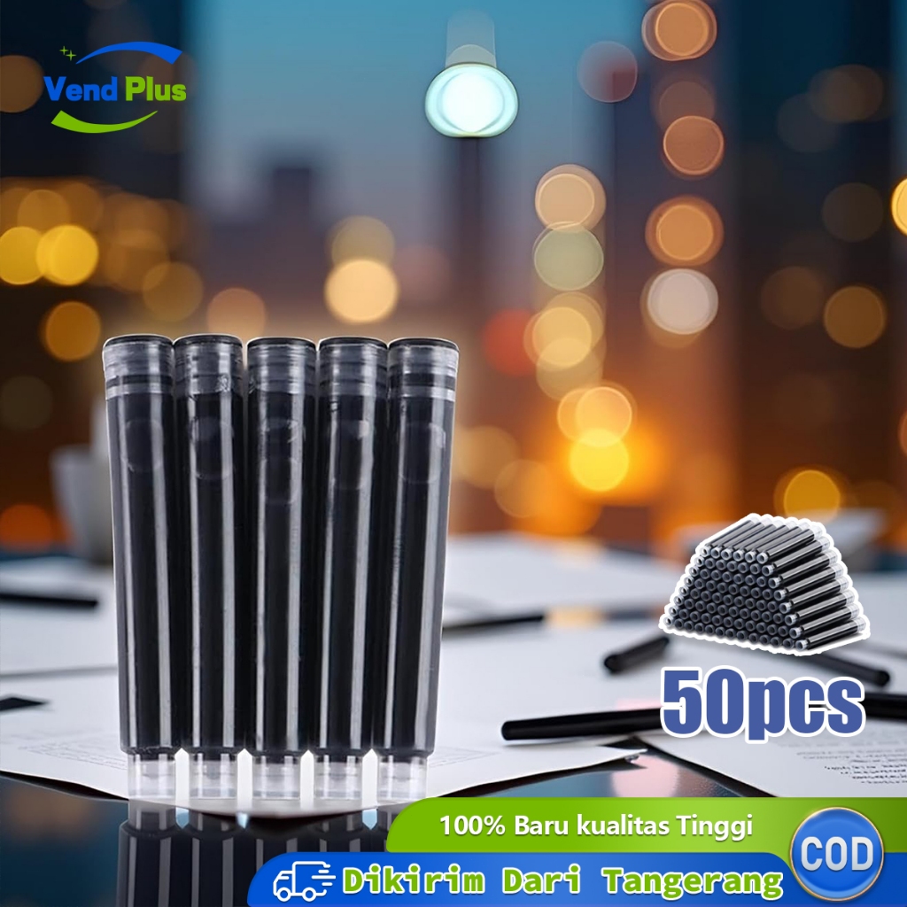 

50pcs Fountain Pen Tinta Isi Ulang Tinta Pena Refill Kaligrafi Pena Multi 0.9ml