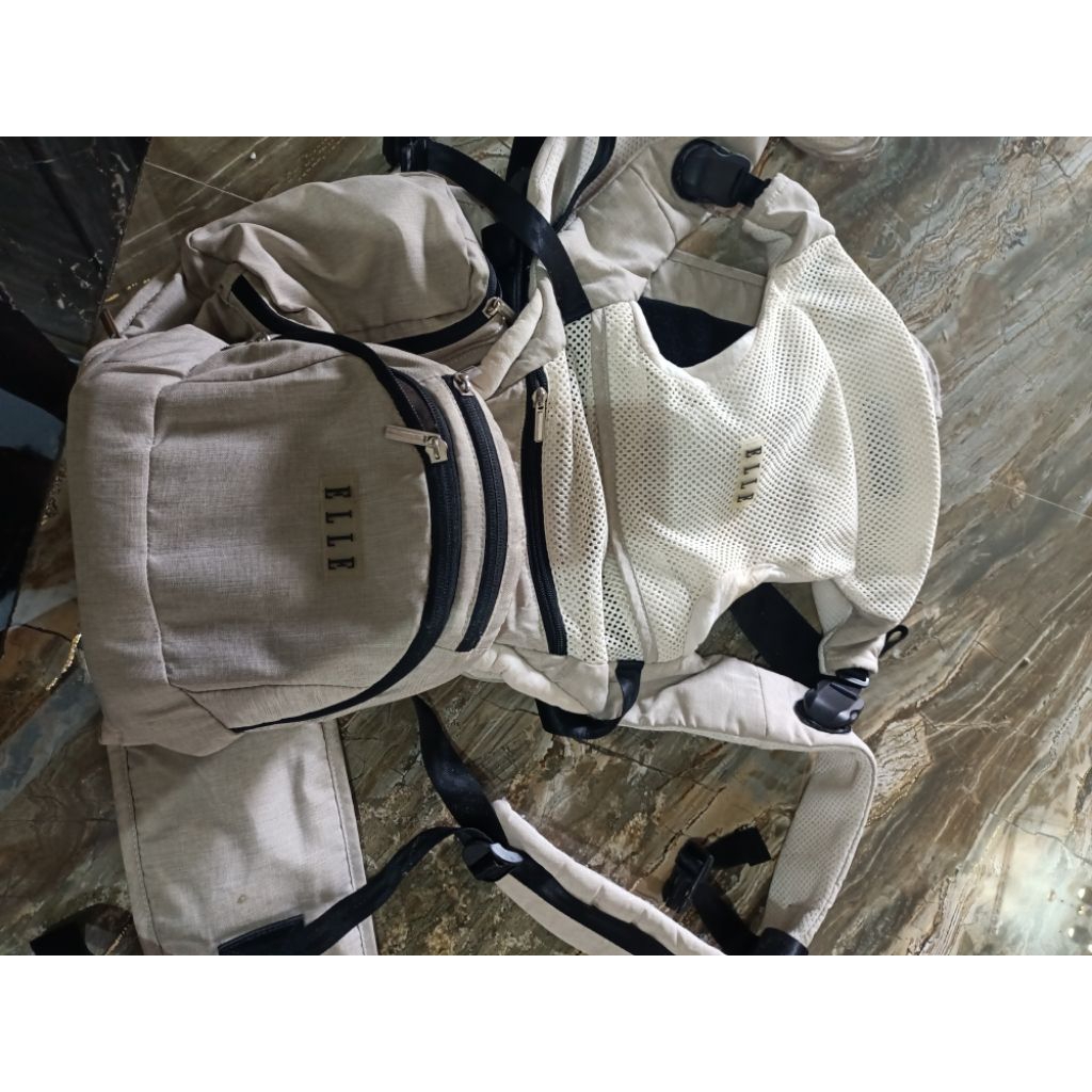 preloved gendongan monyet hipseat baby elle