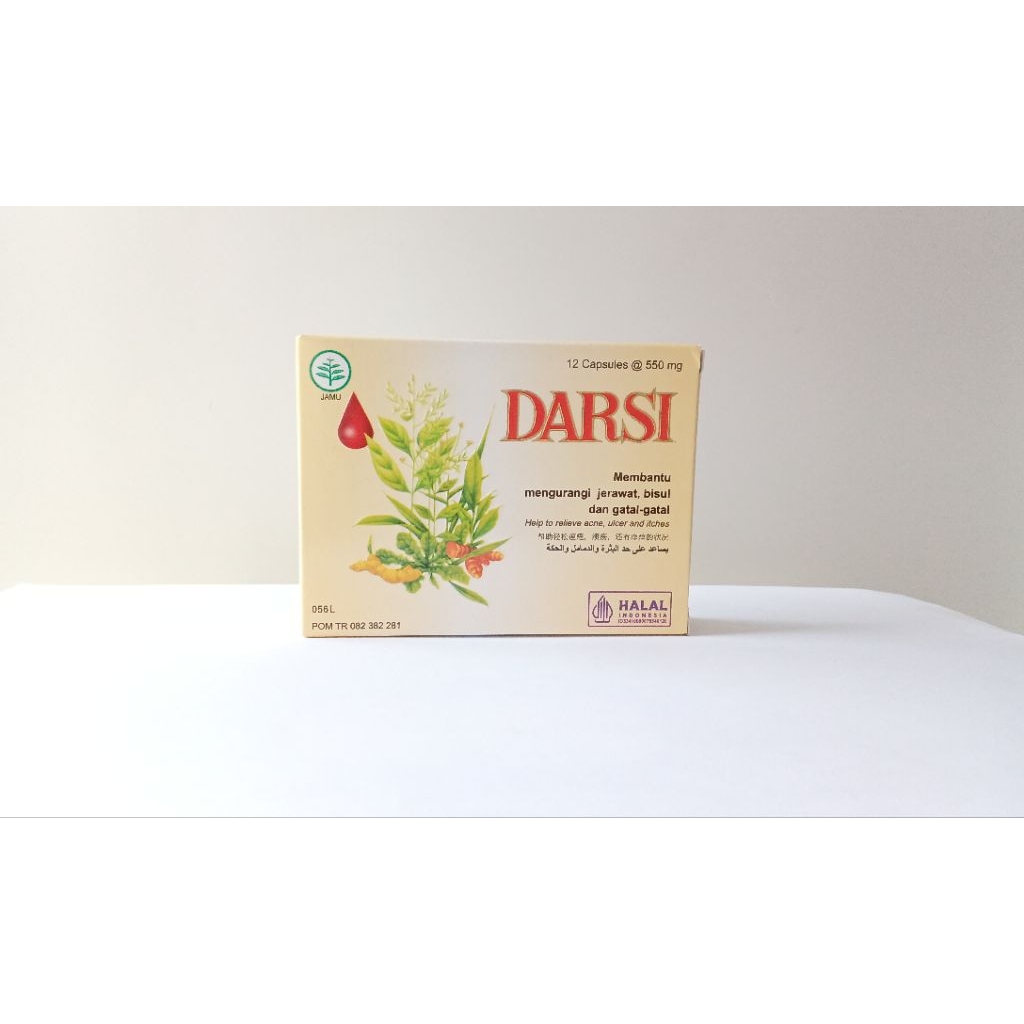 Darsi Kapsul 1 Dos Isi 12 Kapsul