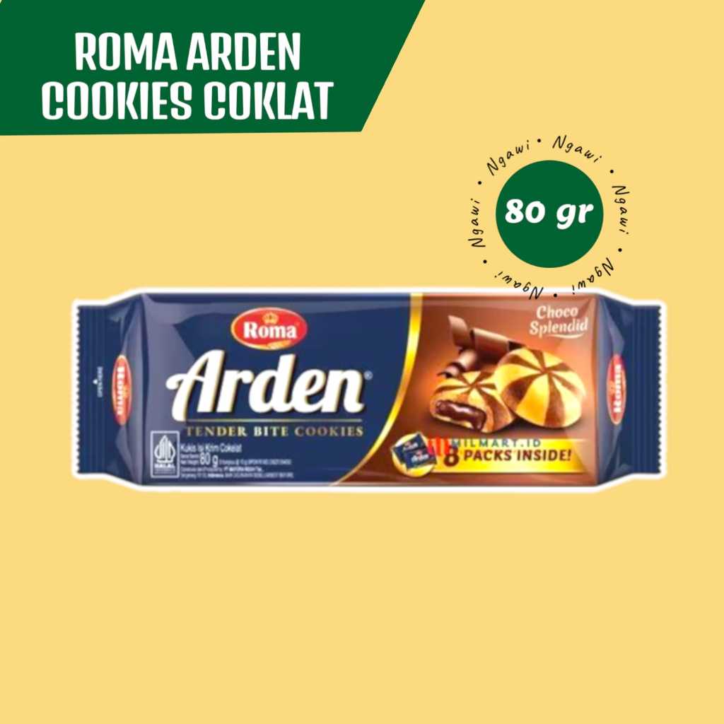 

ROMA ARDEN COOKIES 80 GR, ROMA ARDEN CHOCO
