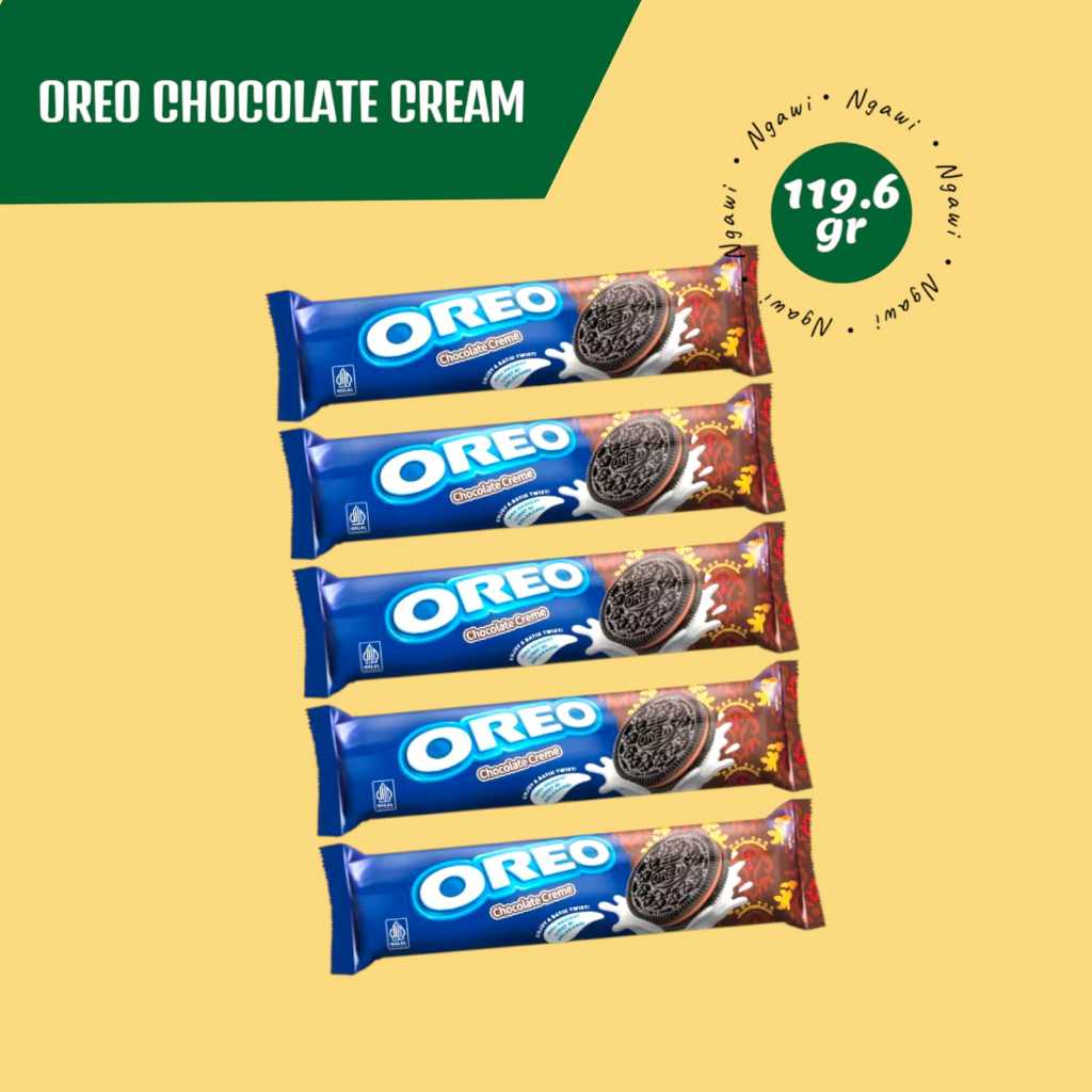 

BISKUIT OREO ROLL RASA CHOCOLATE CREAM 119.6 GR