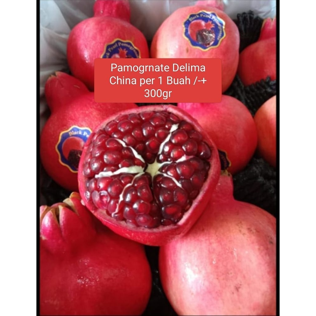 

BUAH DELIMA INPORT MERAH MANIS PAMORGANTE PREMIUM PER BUAH