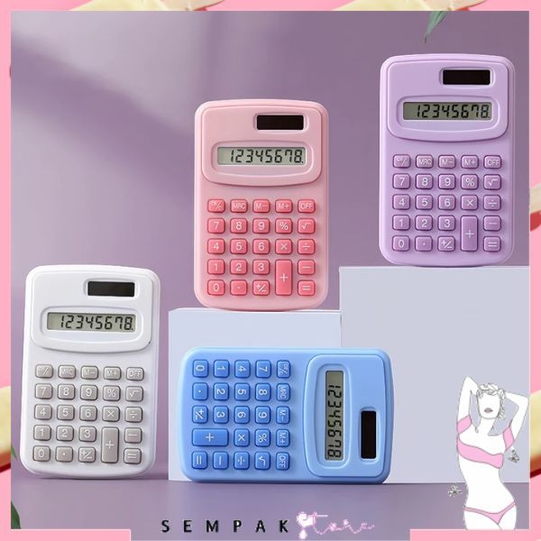 

SS Kalkulator Mini Warna Warni Pastel Kalkulator Kecil 8 Digit Calculator Mini Pocket Full Color Warna Macaroon Lucu Kalkulator Portable Praktis Untuk Anak Sekolah Pelajar Mahasiswa Belajar Ujian Kantor