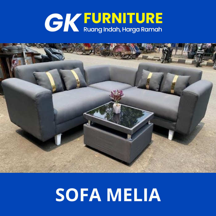 Sofa Ruang Tamu Murah Sofa Minimalis Sofa Melia Type Sofa L Sofa 1 Set Sofa Murah
