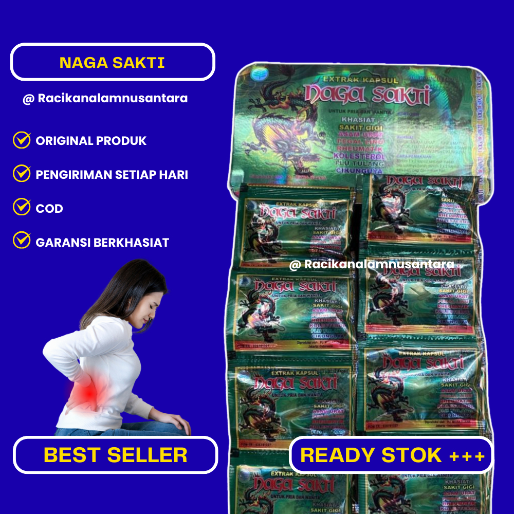 

NAGA SAKTI KAPSUL ORIGINAL ASAM URAT