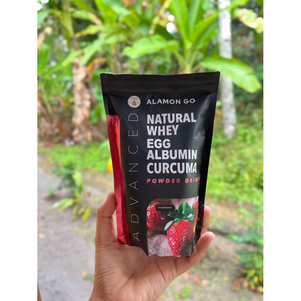 

Susu Penggemuk Badan / Gemoy / Alamon GO GAIN / 3 Kombinasi Natural Whey, Egg Albumin, Temulawak / Penambah Berat Badan