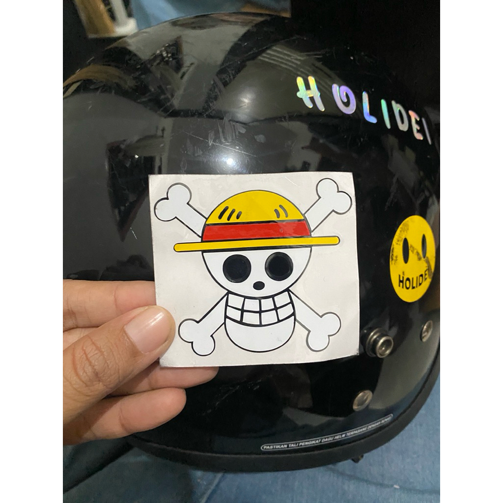 cutting stiker sticker one piece skull waterproof