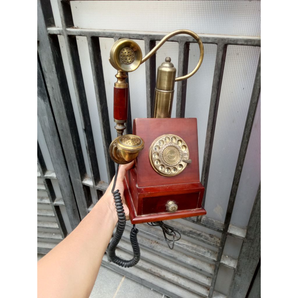 Vintage Telephone Rotary Telepon Jadul Telpon Lawas Antik Retro