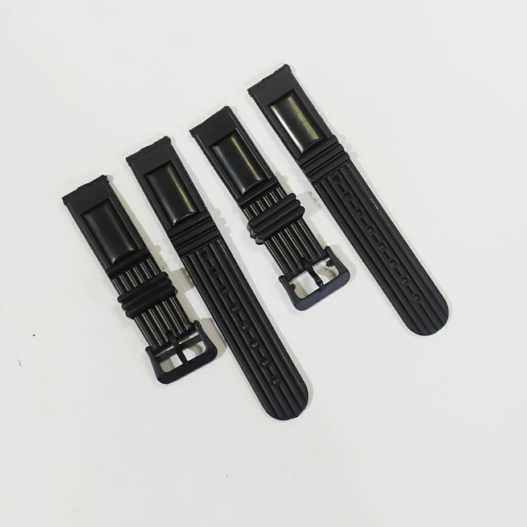 Strap jam tangan Rubber Casio/QQ ukuran 18mm