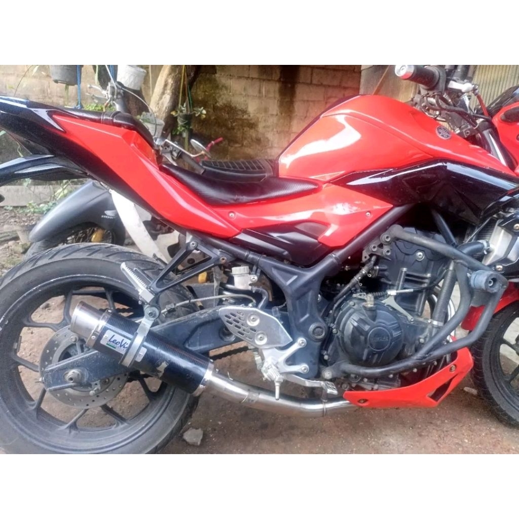 Yamaha MT25 / R25 — Header Custom Inlet 54 mm · Silver — foto 3