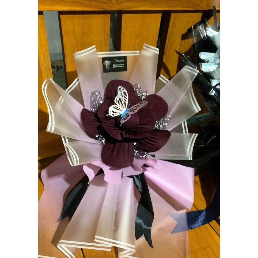 Buket Bunga Pita Satin Viral, Snack, Hijab, Uang- Model Terbaru