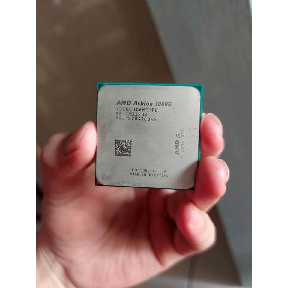 Paket Processor AMD athlon 3000G + RAM DDR4 2x4GB 2666mhz