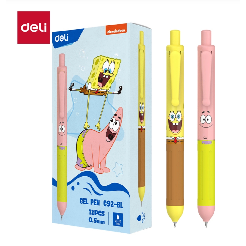 

Deli X Spongebob Squarepants G92-BK 0.5mm Gel Pen
