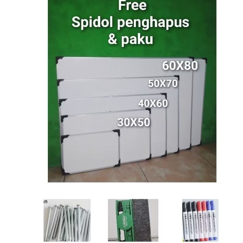 

Papan Tulis free SPIDOL PENGHAPUS & PAKU