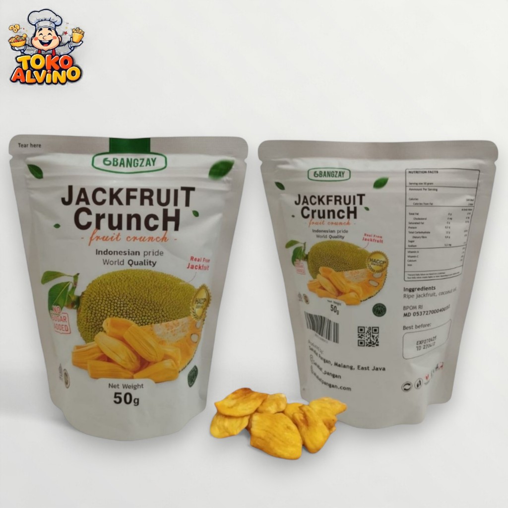 

KERIPIK NANGKA BANGZAY 50GR | MANIS LEGIT KUALITAS EKSPOR, DIJAMIN BIKIN MELEK!