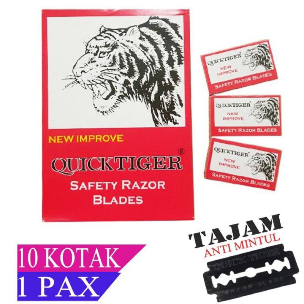 QUICKTIGER Safety Razor Blades
