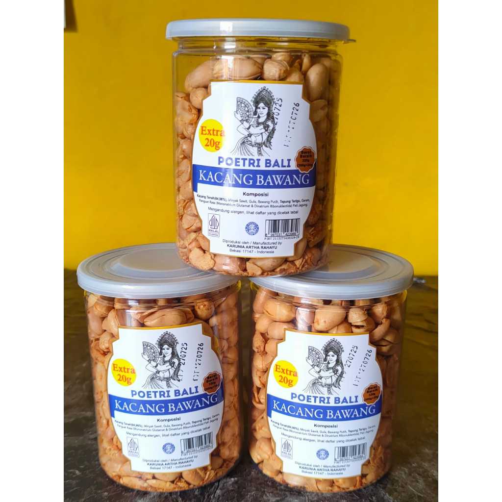 

KACANG BAWANG POETRI BAWANG BALI / Kacang Bawang toples 330gr