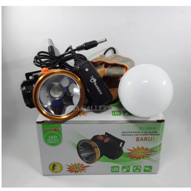Sunpro Senter Kepala Lampu Emergensi sl 8125 909 8827 8810 8808 8827 8838 8812 8802 8848 8818 8807