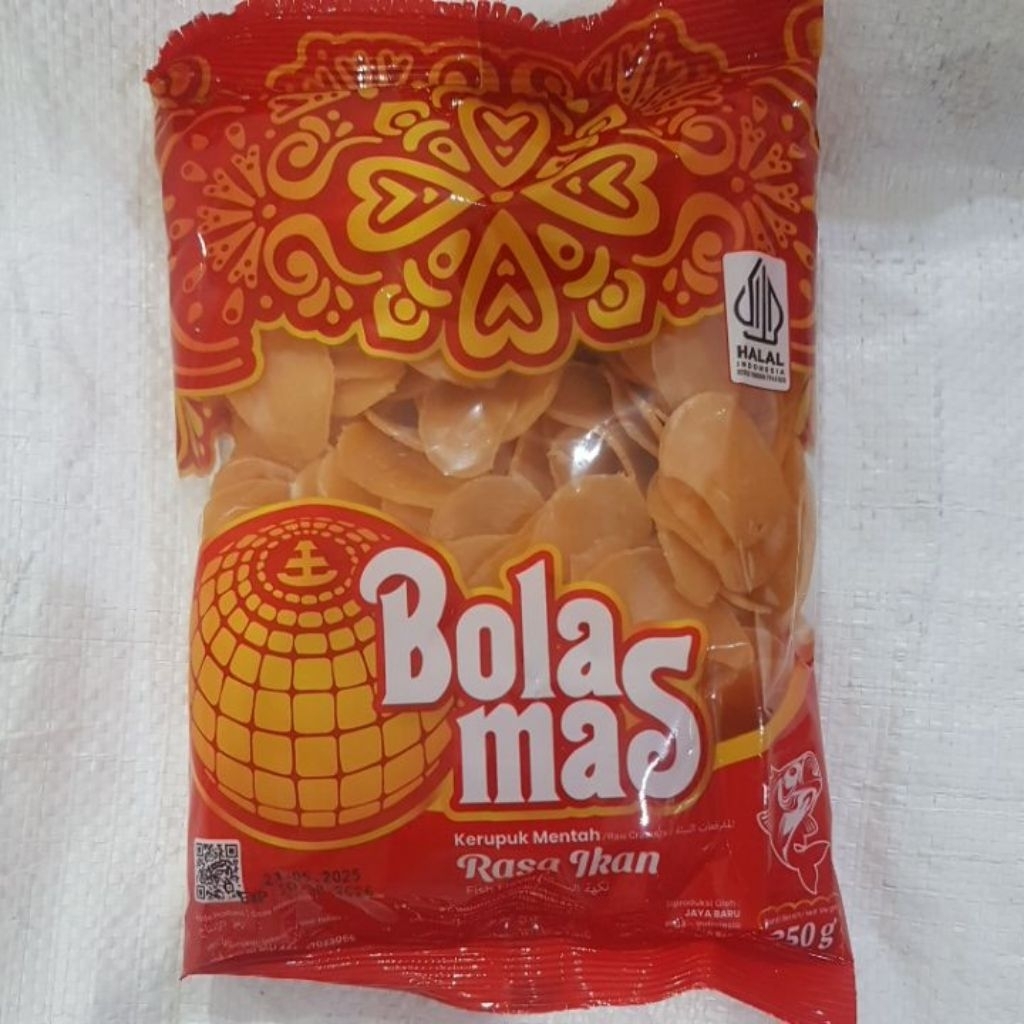 

Krupuk Bola mas rasa ikan 250 gr