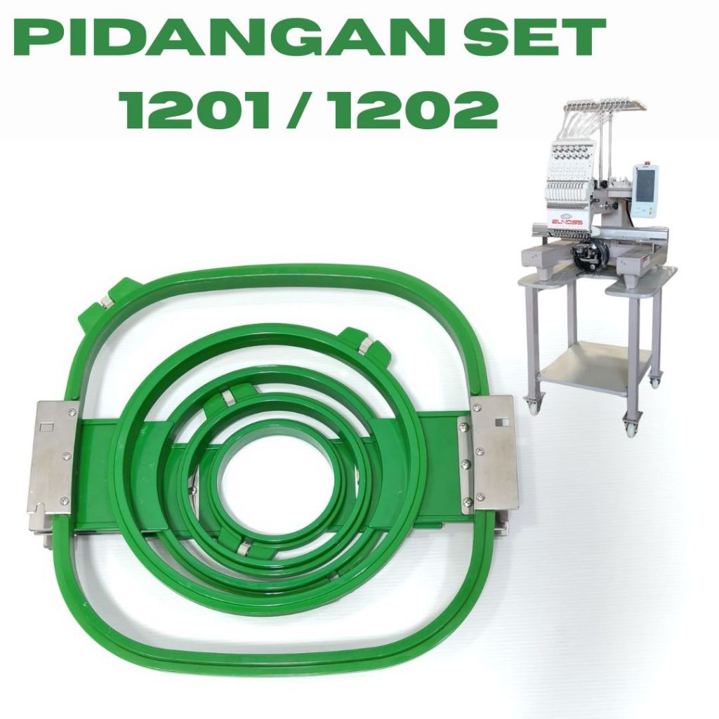 PIDANGAN Mesin Bordir Komputer  1 kepala 1201