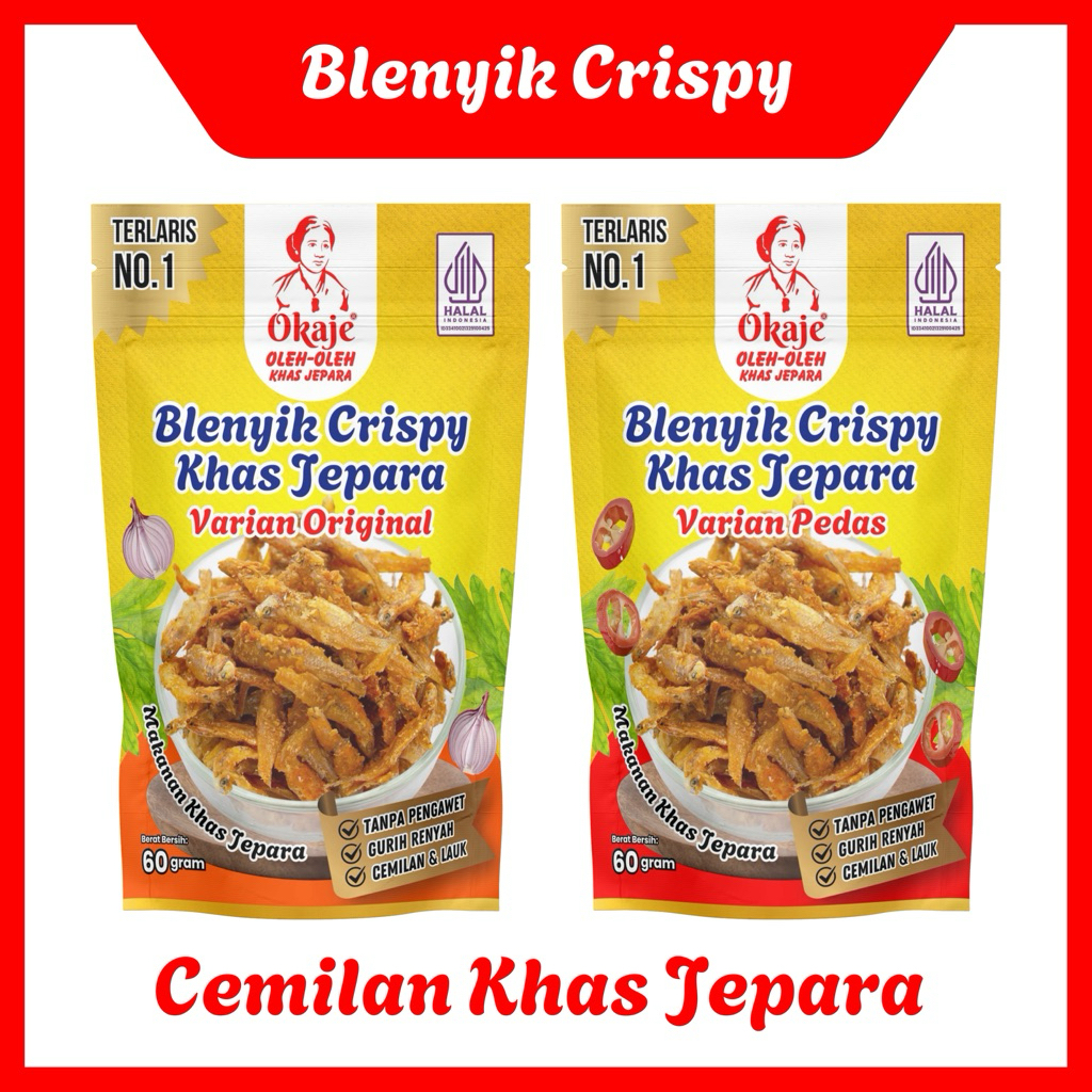 

OKAJE Blenyik Crispy Instan Khas Jepara | Oleh Oleh Khas Jepara