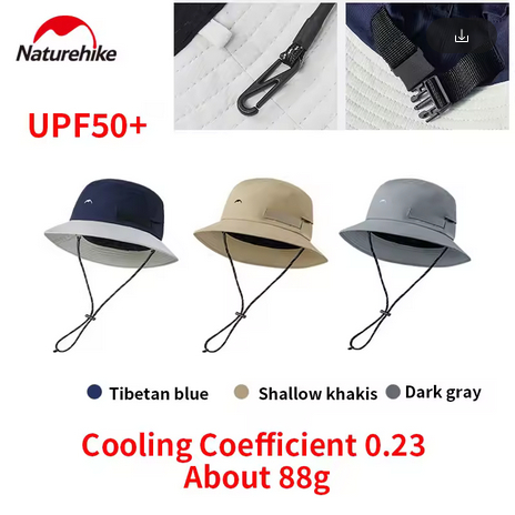 TOPI BUCKET OUTDOOR FISHERMAN HAT ANTI-UV NATUREHIKE CYY2551FS013