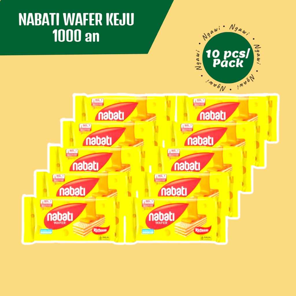 

Nabati Richeese Wafer, Wafer Nabati Keju, Wafer oleh oleh ngawi