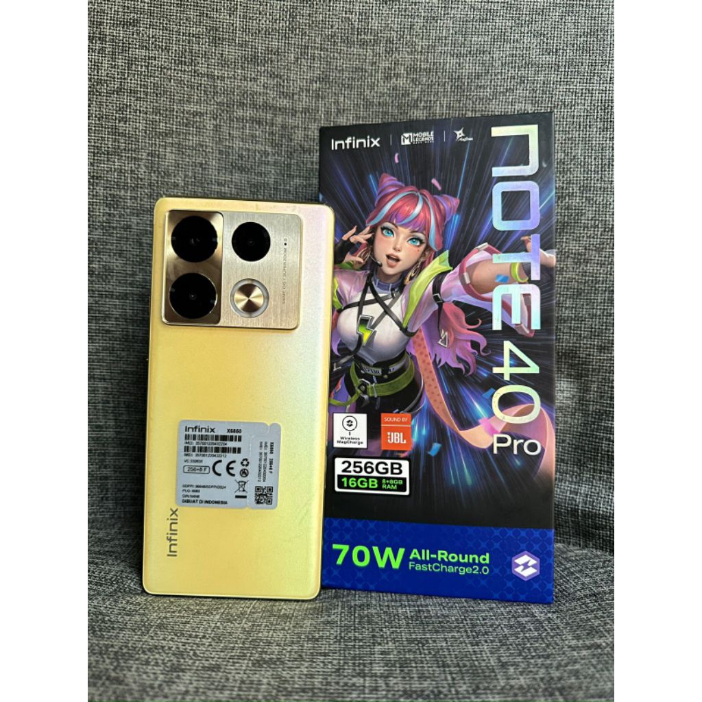 infinix note 40 pro second