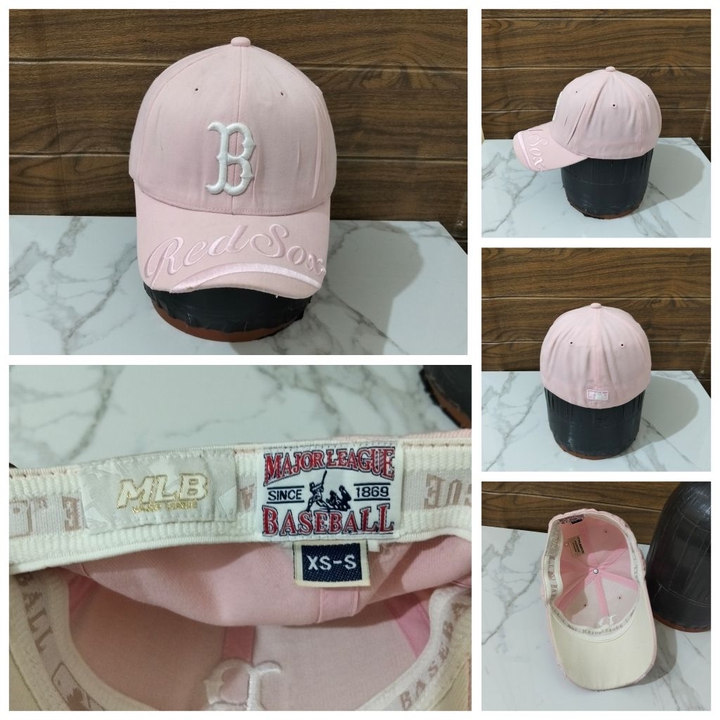 TOPI SECOND CAP FITTED MLB BOSTON
