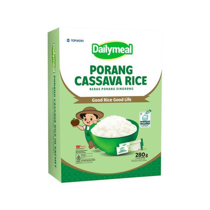 

Dailymeal Beras Porang Cassava Rice – Nasi Rendah Kalori Diet - 280GR