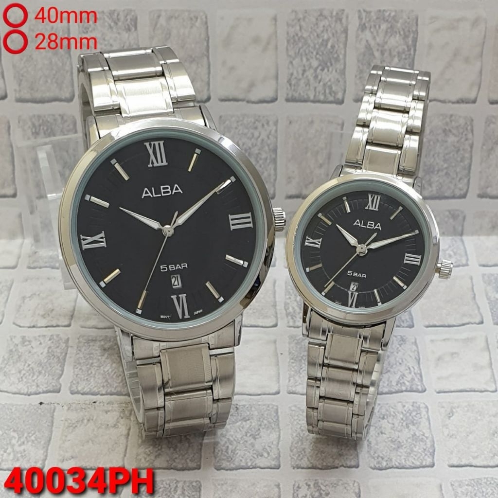 Jam Tangan Couple Alba 40034KK Kw 1