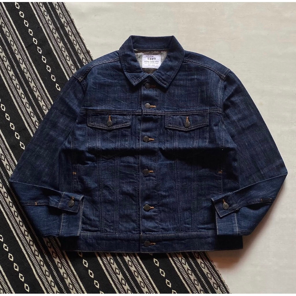 jkt denim trucker coen