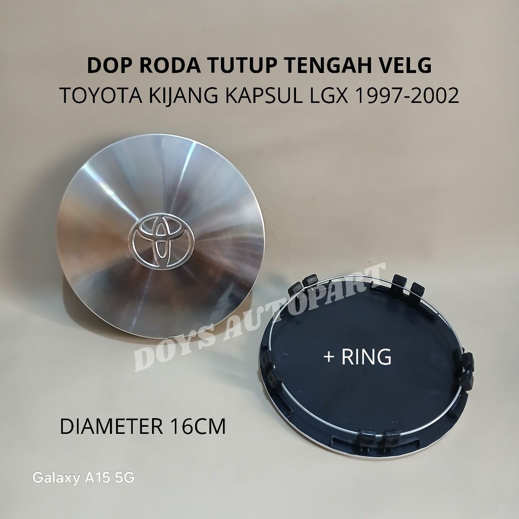 Dop roda tutup tengah velg mobil toyota kijang kapsul LGX 1997-2002 diameter 16cm