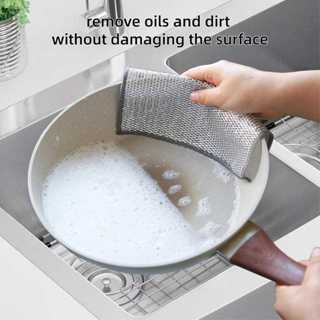 PAKET 10PCS - Kain Sabut Cuci Piring Sabut Pembersih Kerak Panci Lap Cuci Piring