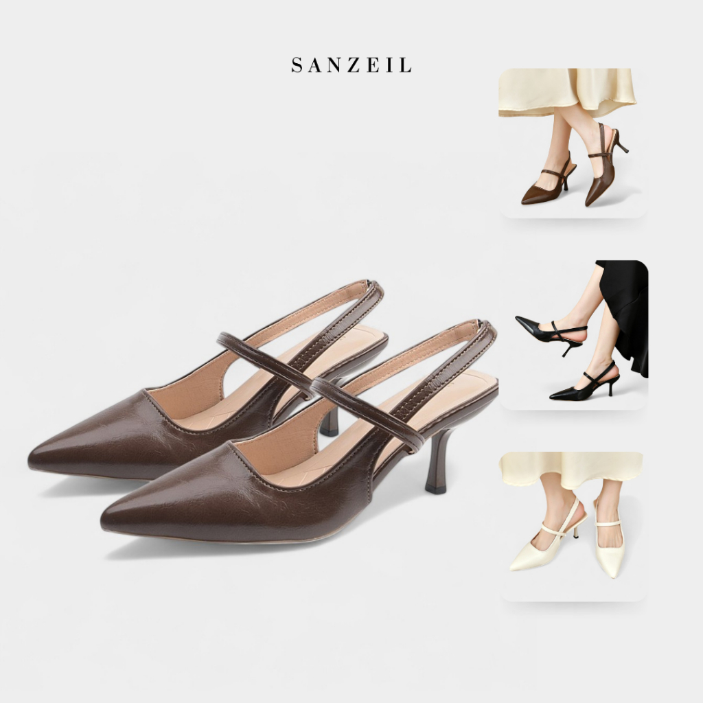SANZEIL Jian Sepatu Heels 7cm Wanita 1132 Size 35-41