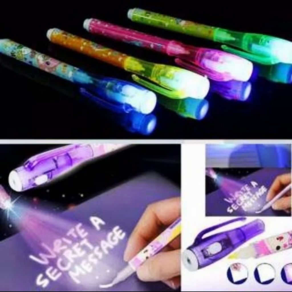 

pulpen contek LED / pulpen sulap LED / pulpen lampu