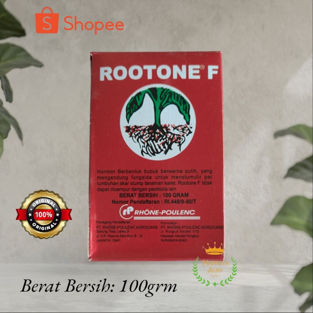 ROOTONE F PERANGSANG AKAR 100GRAM ZPT HORMON PERTUMBUHAN AKAR STEK
