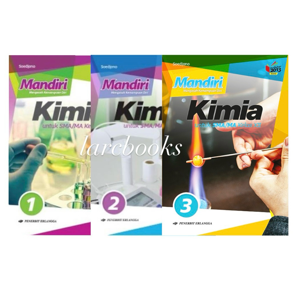 Buku Pelajaran Mandiri Kimia Sma Kelas 10 11 12 Erlangga