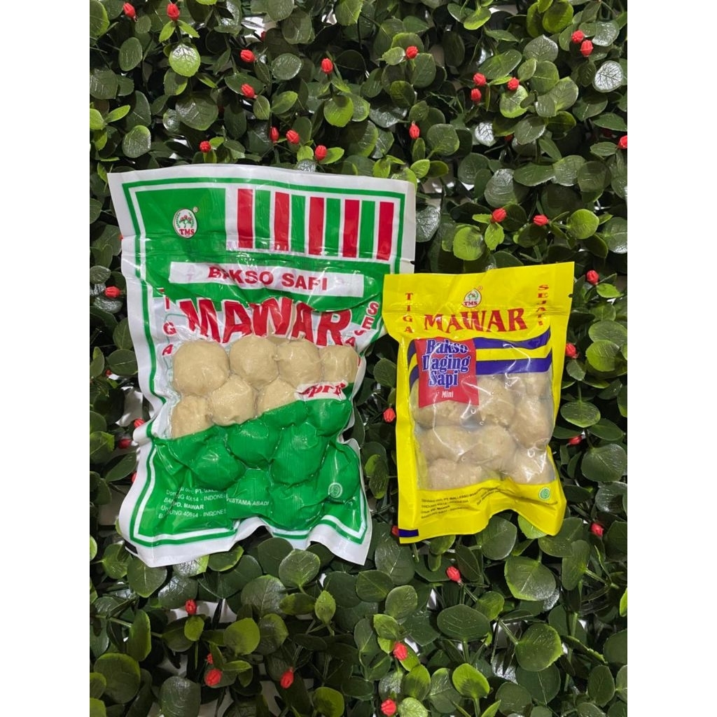 

MAWAR BAKSO SAPI ISI 15 PCS /MAWAR BAKSO SAPI MINI ISI 10PCS / BASO DAGING SAPI
