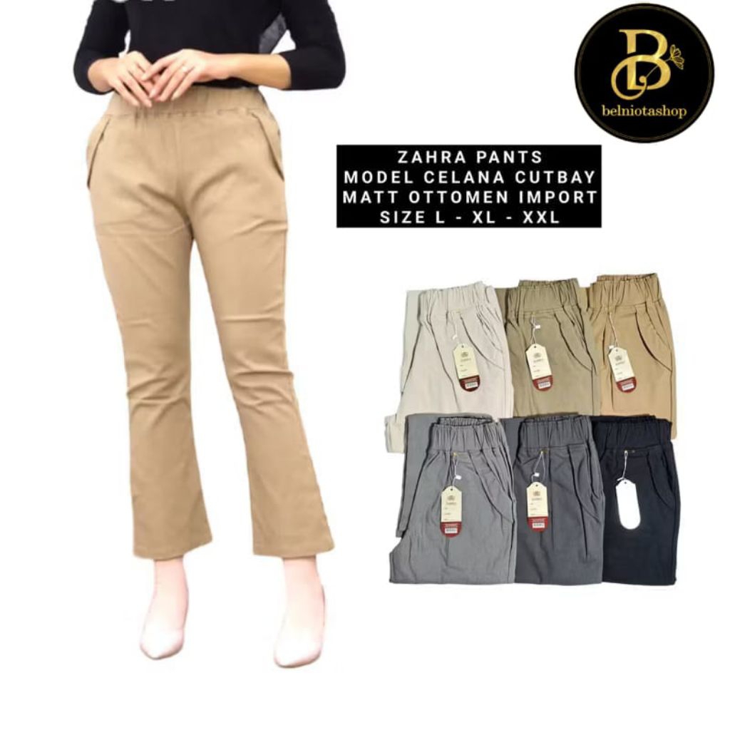 CELANA ZAHRA WANITA CUT BRAY PREMIUM/CELANA KULIAH WANITA/CELANA SANTAI