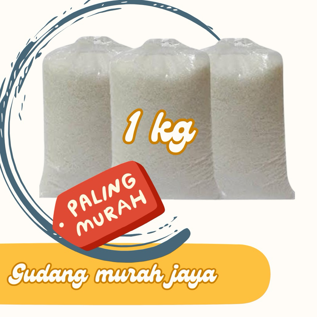 

1Kg Promo gula kemasan putih bersih