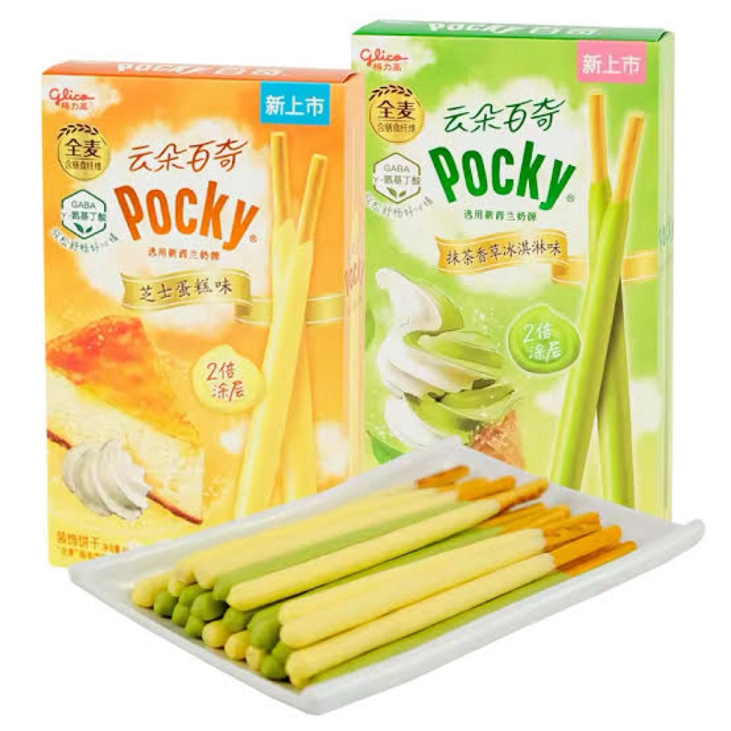 

Pocky Cheese Cake & Matcha Ice Cream