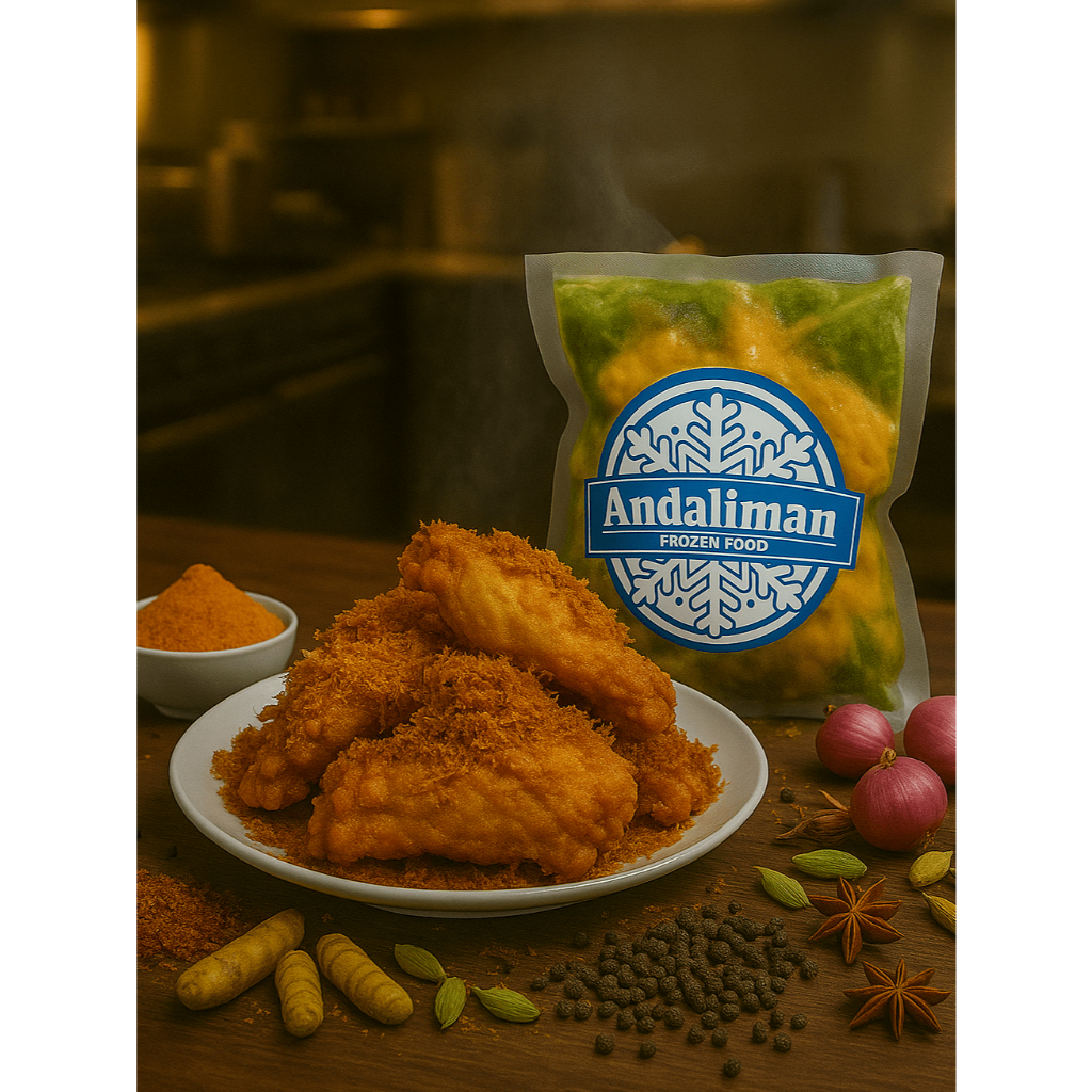

AYAM UNGKEP BUMBU KUNING 1000g(10potong/8potong/4potong)