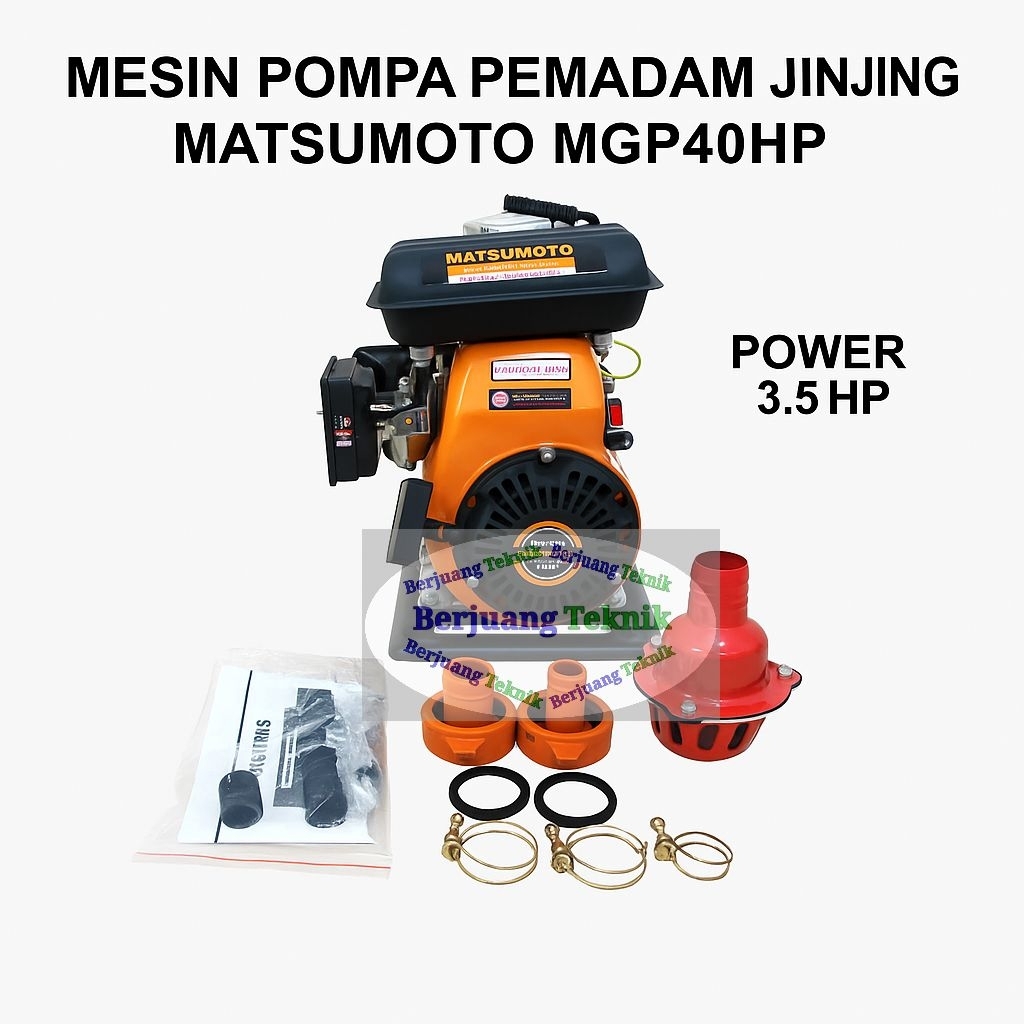 Pompa Jinjing Matsumoto MGP 40-HP || Pompa Air Alkon Pemadam Portable Matsumoto MGP 40-HP 1,5 Inch