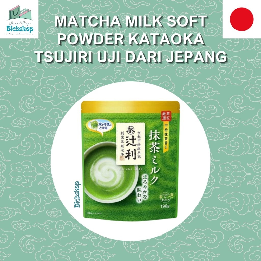 

Matcha Milk Soft Powder Kataoka Tsujiri Uji Best Seller