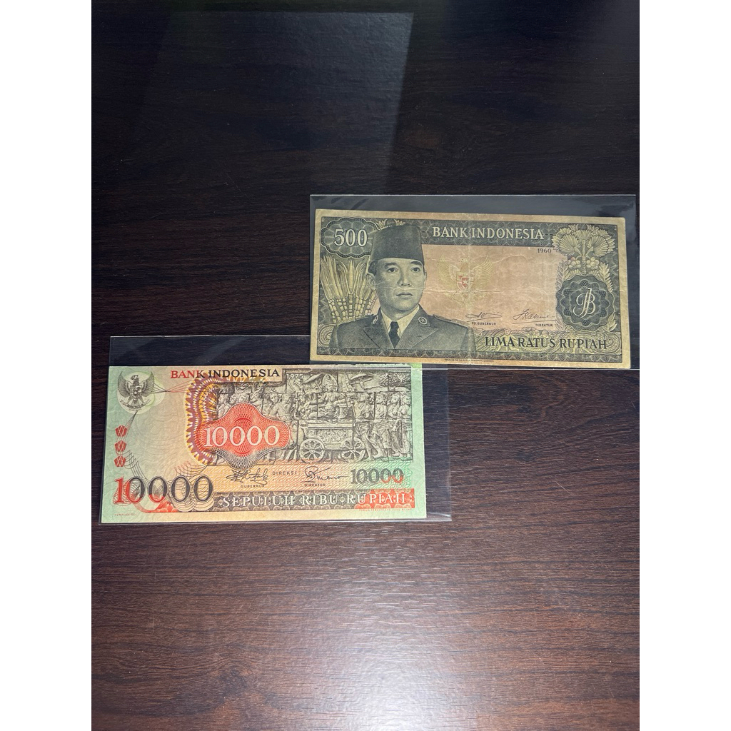 Uang 500 Soekarno dan 10.000 Barong Replacement