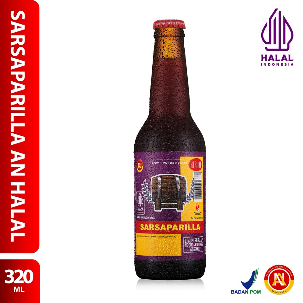 

Sarsaparila | Non Alkohol | HALAL | 1Botol |