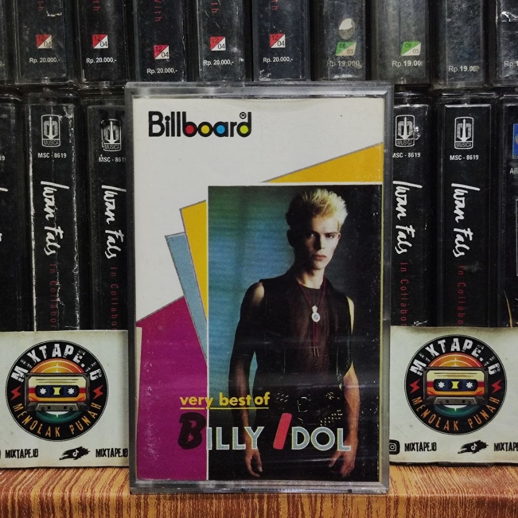 Kaset Pita - Billy Idol - Very Best Of - Radio Tape - Kaset - Radio - Pemutar Kaset - Retro - Classi