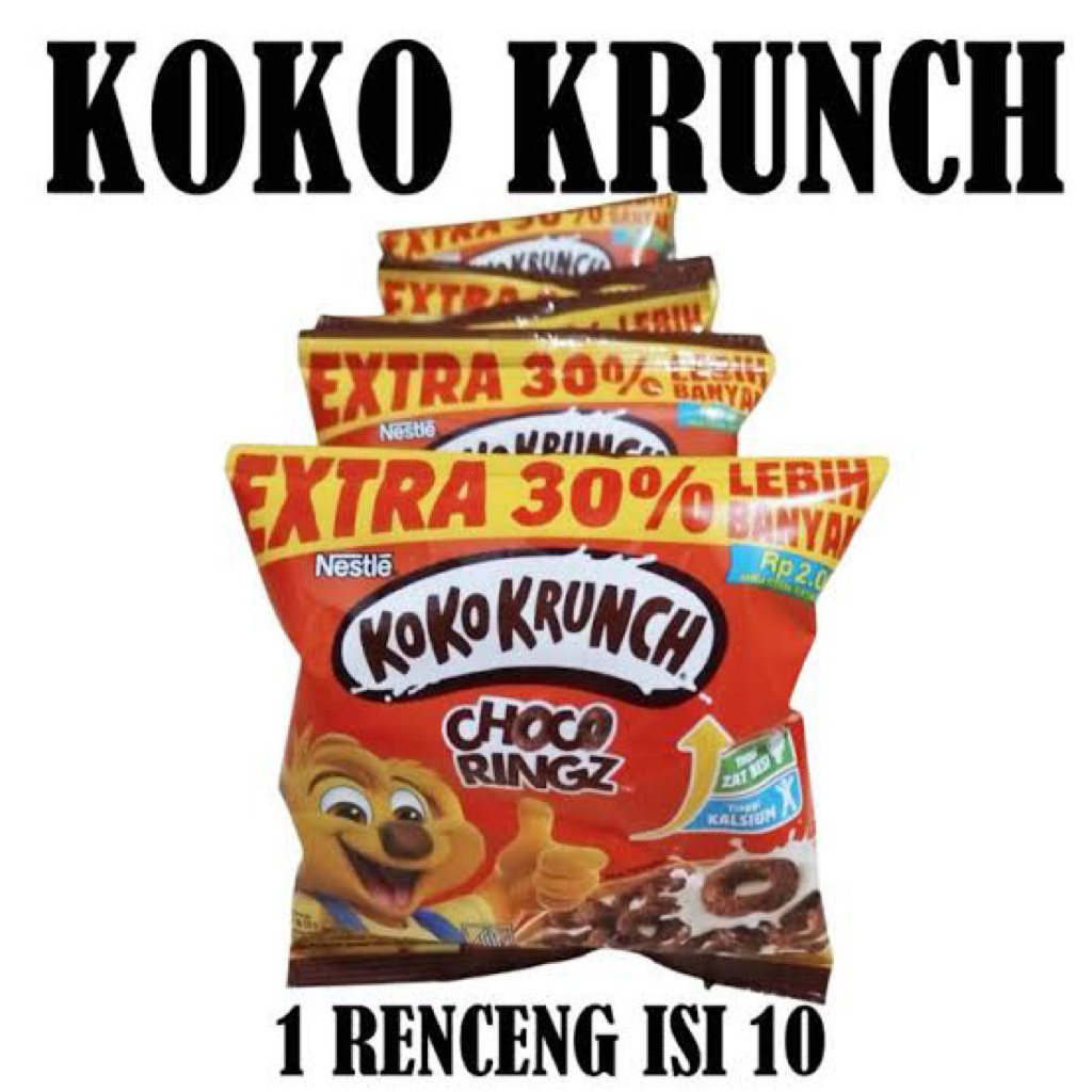 

koko krunch choco ringz renceng isi 10pcs